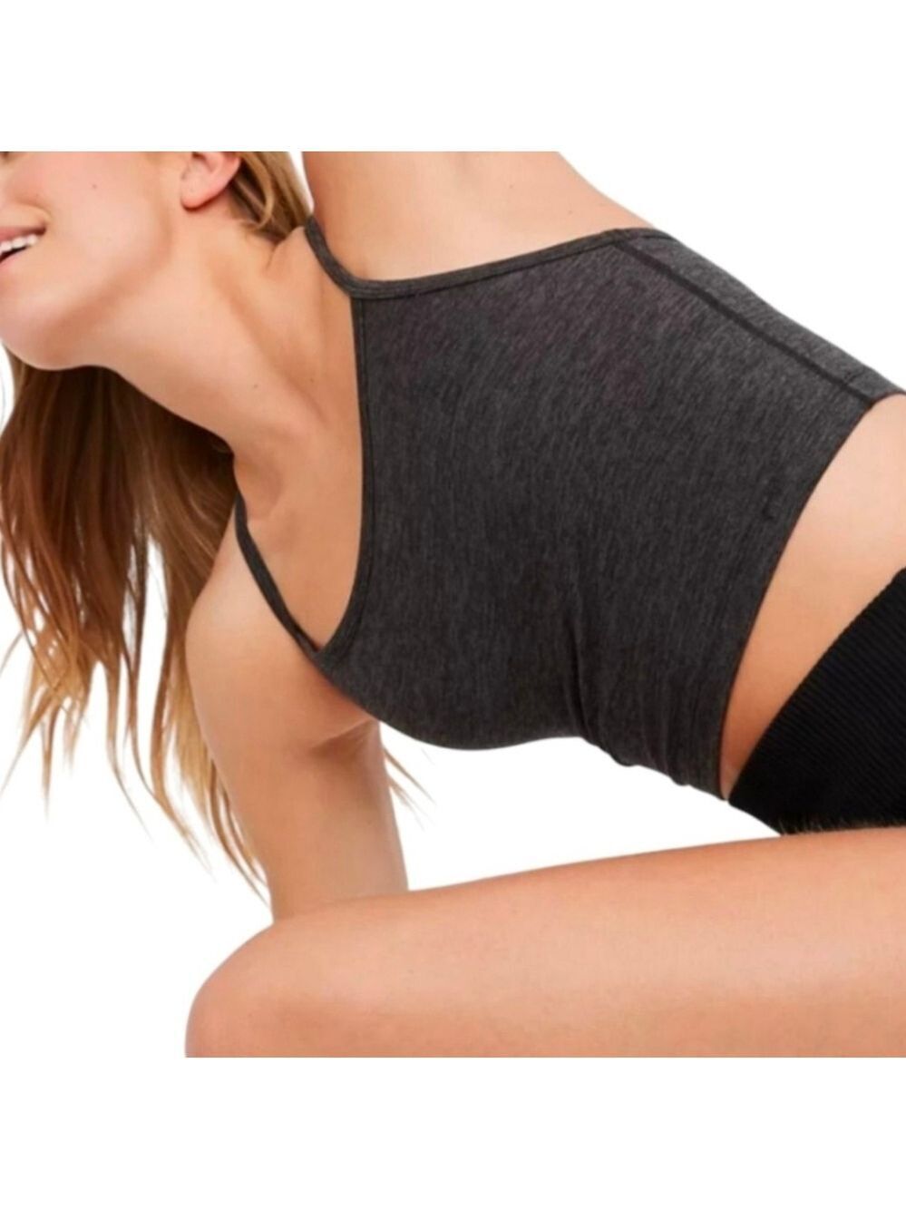 Aerie Offline Gray The Hugger Least Support Sports Bra Size XL